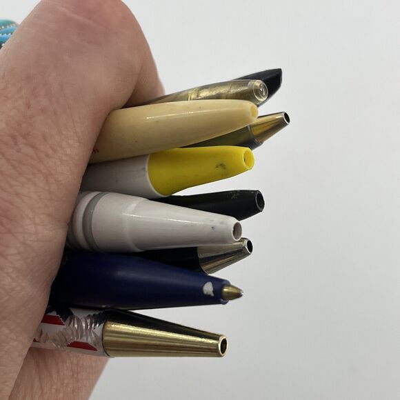Lot of 10 Vintage Business Advertising Click Pens Collectible #5 - Picture 7 of 12